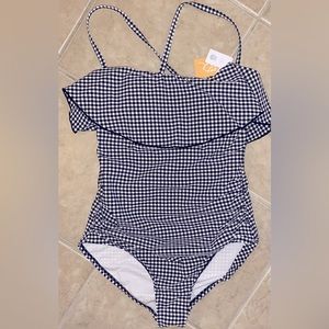 Gingham One-Piece Bathing Suit